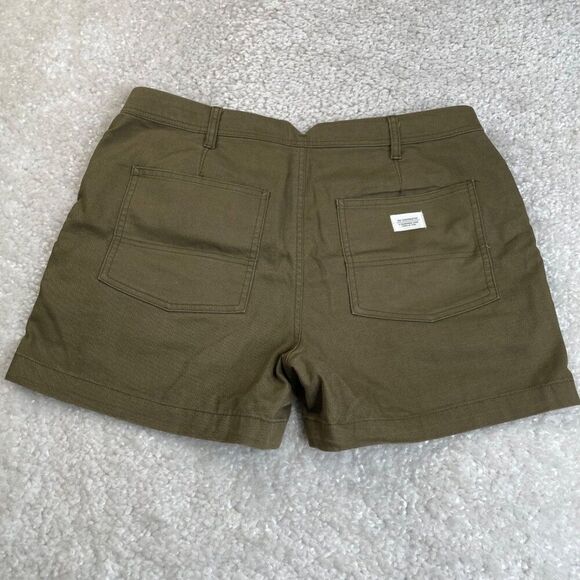 REI Trailsmith Hiking Canvas Shorts Olive Green 14 - Picture 2 of 7